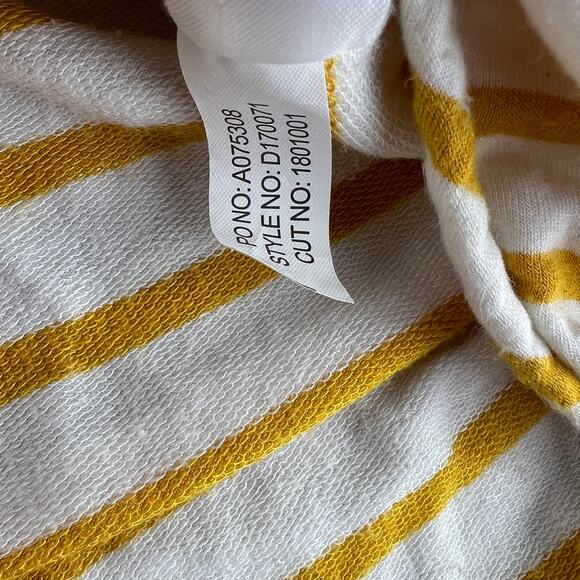 Market‎ & Spruce Stitch Fix Yellow White Stripe Long Sleeve Size M - Picture 6 of 6